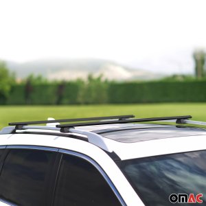 Toyota Sienna Roof Rack Cross Bars - Omac - Solid-Bulut V1 - Black - '20-'23